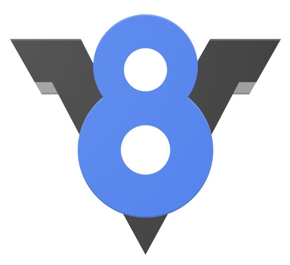 V8 logo V8 logo